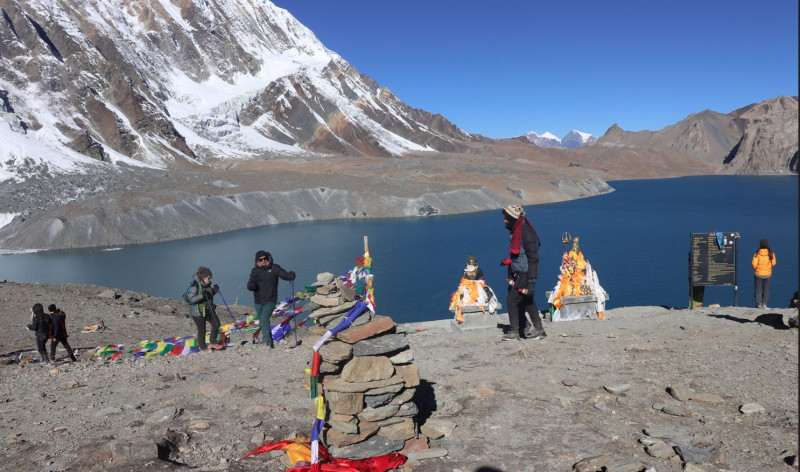 बढ्दै छन् मनाङ घुम्न जाने पर्यटक, एक वर्षमा २१ हजारभन्दा बढी पुगे